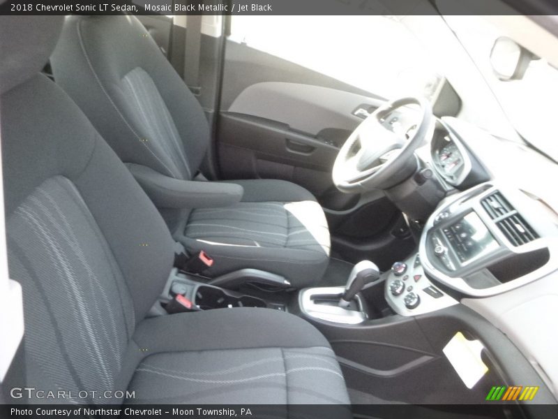 Mosaic Black Metallic / Jet Black 2018 Chevrolet Sonic LT Sedan