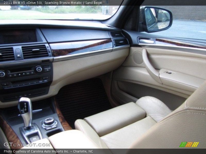 Sparkling Bronze Metallic / Sand Beige 2011 BMW X5 xDrive 50i