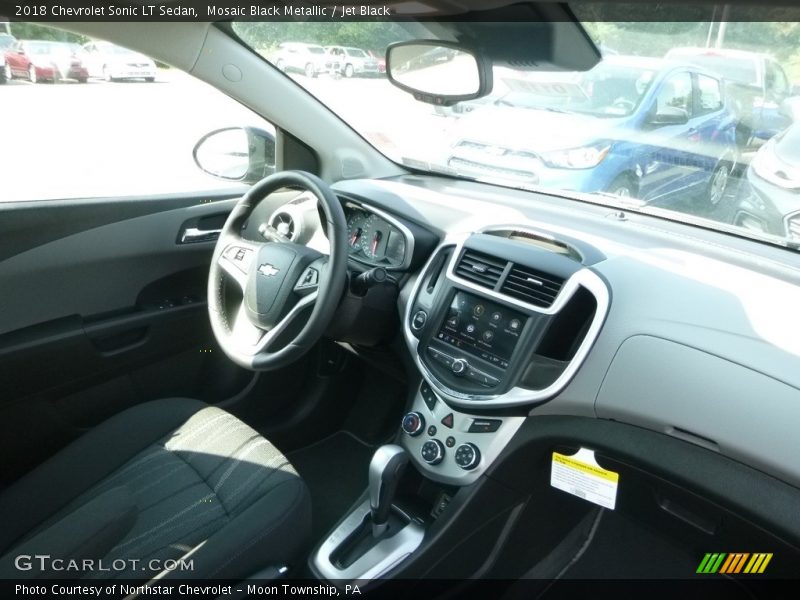 Mosaic Black Metallic / Jet Black 2018 Chevrolet Sonic LT Sedan