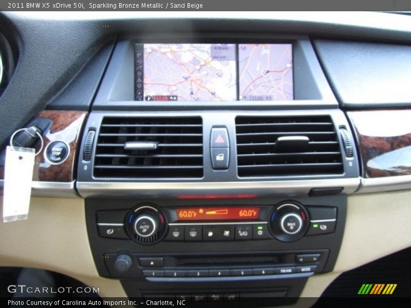 Sparkling Bronze Metallic / Sand Beige 2011 BMW X5 xDrive 50i