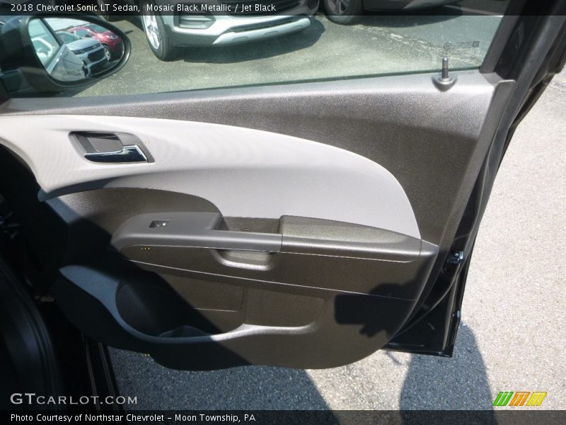 Mosaic Black Metallic / Jet Black 2018 Chevrolet Sonic LT Sedan