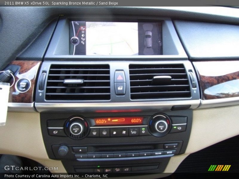 Sparkling Bronze Metallic / Sand Beige 2011 BMW X5 xDrive 50i