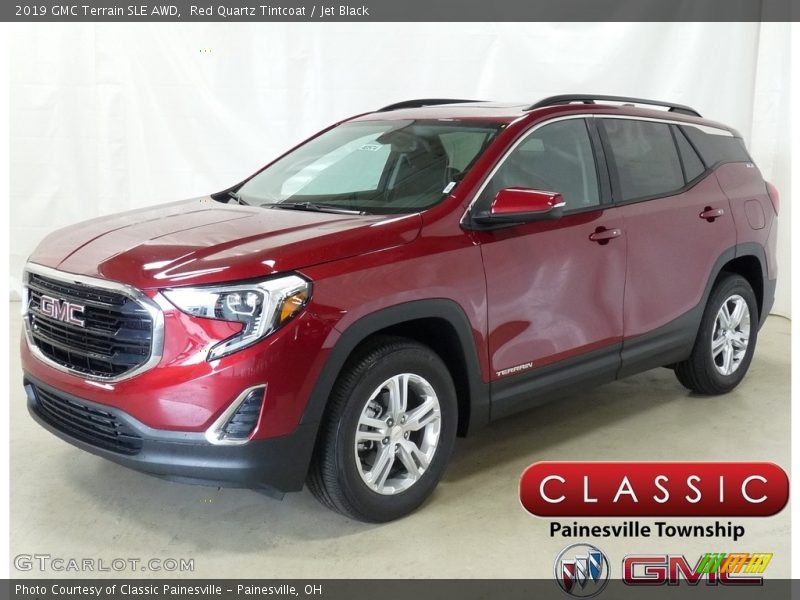 Red Quartz Tintcoat / Jet Black 2019 GMC Terrain SLE AWD