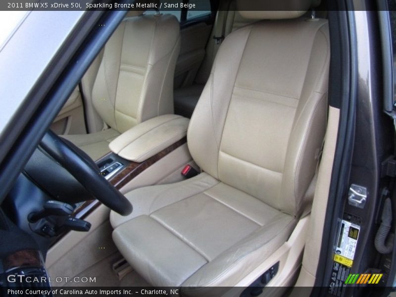 Sparkling Bronze Metallic / Sand Beige 2011 BMW X5 xDrive 50i