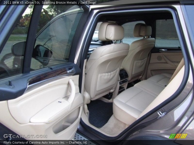 Sparkling Bronze Metallic / Sand Beige 2011 BMW X5 xDrive 50i