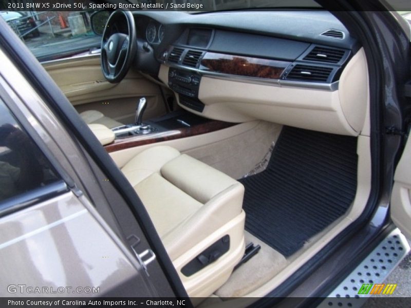 Sparkling Bronze Metallic / Sand Beige 2011 BMW X5 xDrive 50i