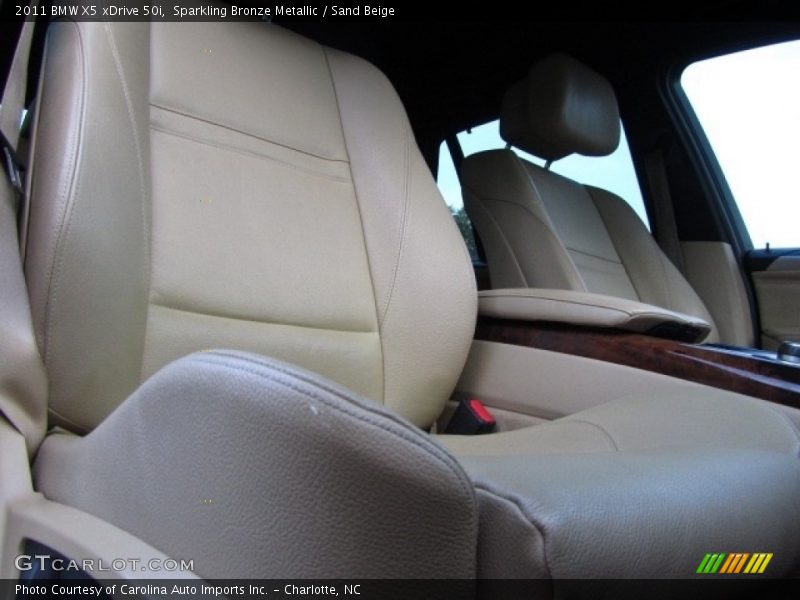 Sparkling Bronze Metallic / Sand Beige 2011 BMW X5 xDrive 50i