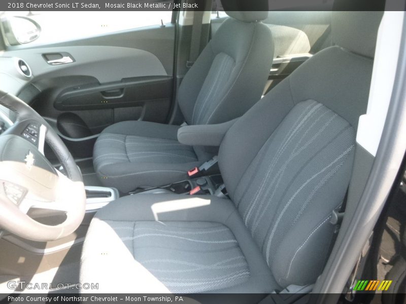 Mosaic Black Metallic / Jet Black 2018 Chevrolet Sonic LT Sedan