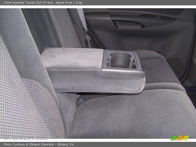 Alpine Frost / Gray 2006 Hyundai Tucson GLS V6 4x4