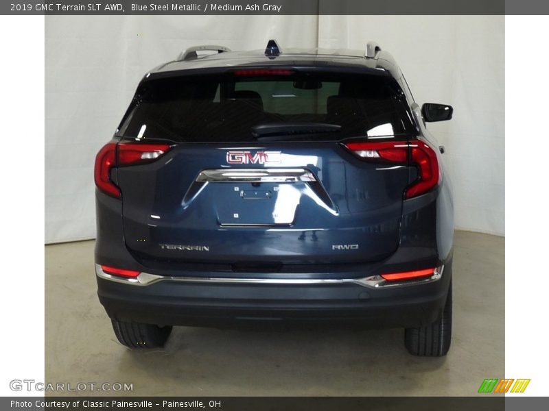 Blue Steel Metallic / Medium Ash Gray 2019 GMC Terrain SLT AWD
