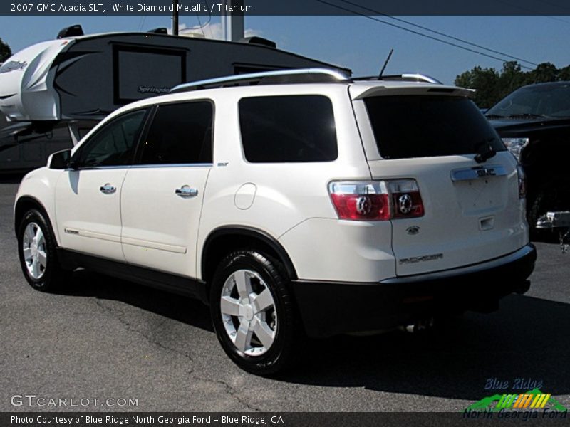 White Diamond Metallic / Titanium 2007 GMC Acadia SLT