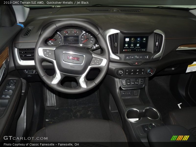 Quicksilver Metallic / Jet Black 2019 GMC Terrain SLE AWD