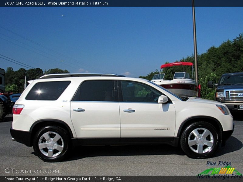 White Diamond Metallic / Titanium 2007 GMC Acadia SLT