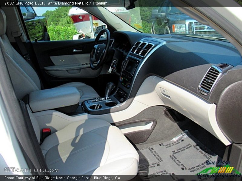 White Diamond Metallic / Titanium 2007 GMC Acadia SLT