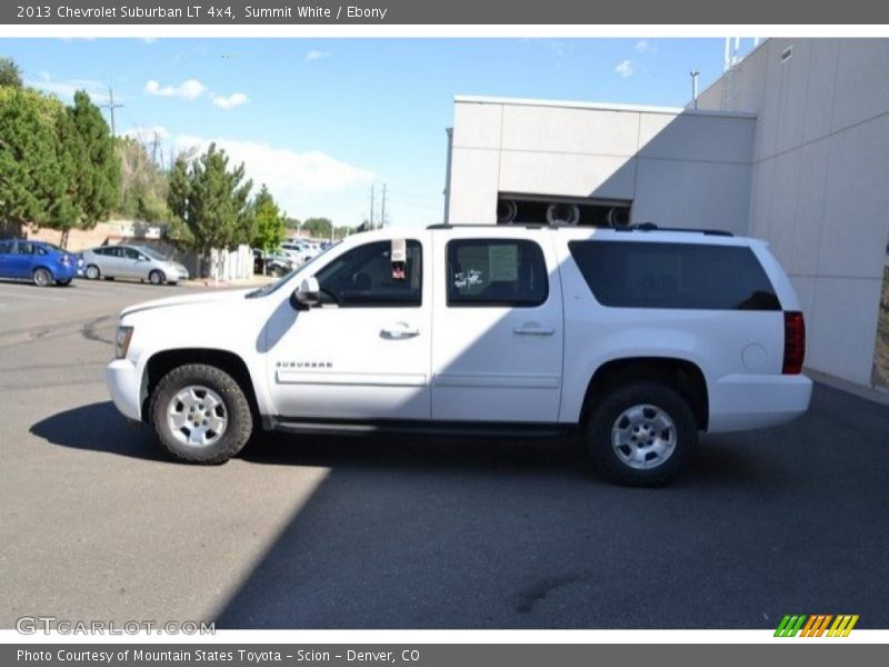 Summit White / Ebony 2013 Chevrolet Suburban LT 4x4
