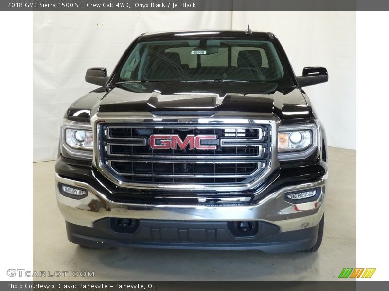 Onyx Black / Jet Black 2018 GMC Sierra 1500 SLE Crew Cab 4WD