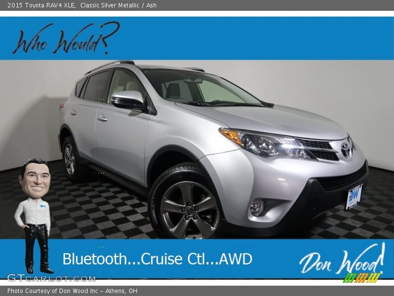 Classic Silver Metallic / Ash 2015 Toyota RAV4 XLE