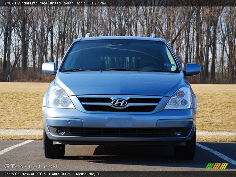 South Pacific Blue / Gray 2007 Hyundai Entourage Limited