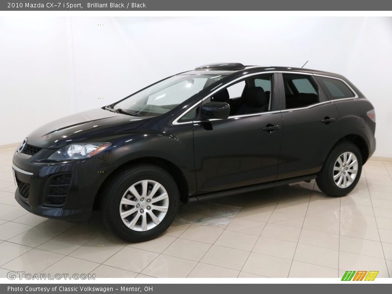 Brilliant Black / Black 2010 Mazda CX-7 i Sport