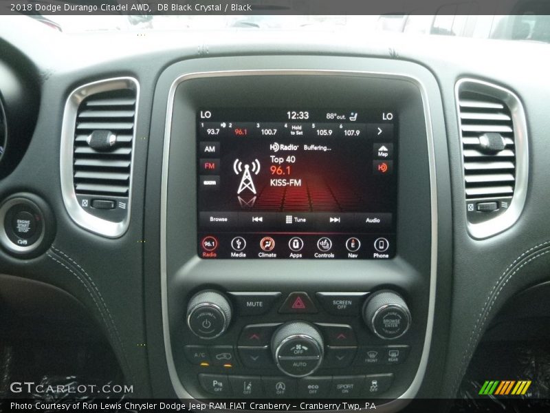 DB Black Crystal / Black 2018 Dodge Durango Citadel AWD