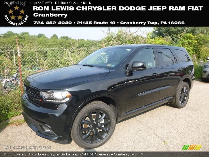 DB Black Crystal / Black 2018 Dodge Durango SXT AWD