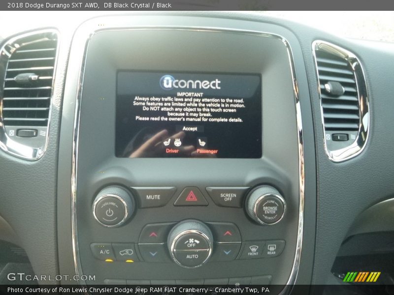 DB Black Crystal / Black 2018 Dodge Durango SXT AWD