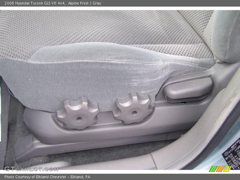 Alpine Frost / Gray 2006 Hyundai Tucson GLS V6 4x4