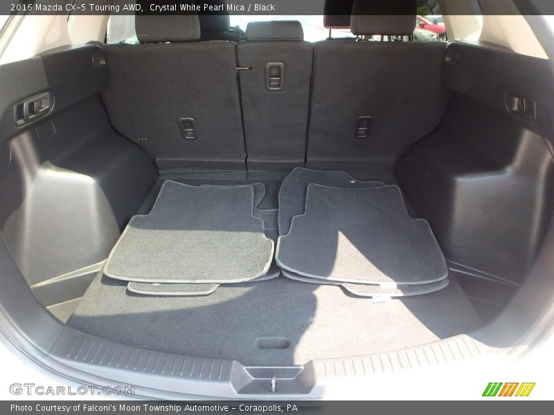 Crystal White Pearl Mica / Black 2016 Mazda CX-5 Touring AWD