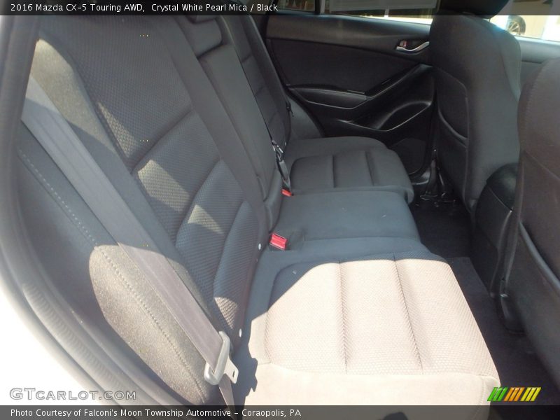 Crystal White Pearl Mica / Black 2016 Mazda CX-5 Touring AWD