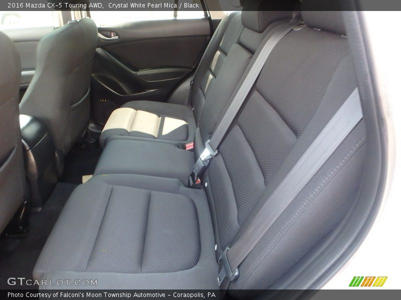 Crystal White Pearl Mica / Black 2016 Mazda CX-5 Touring AWD