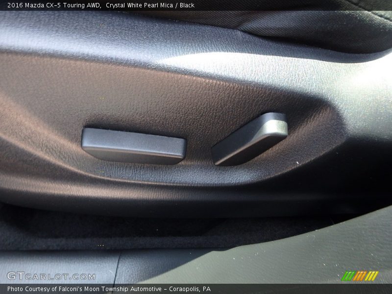 Crystal White Pearl Mica / Black 2016 Mazda CX-5 Touring AWD