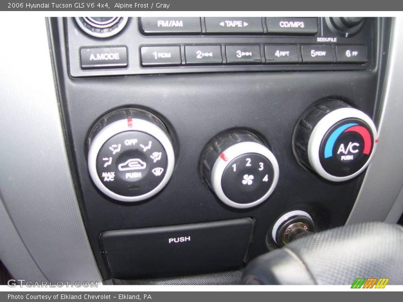 Alpine Frost / Gray 2006 Hyundai Tucson GLS V6 4x4