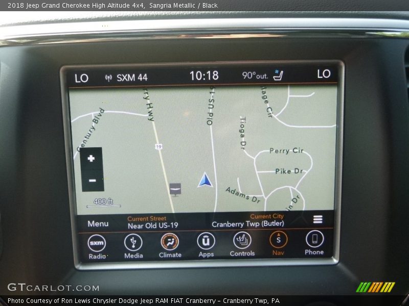 Sangria Metallic / Black 2018 Jeep Grand Cherokee High Altitude 4x4