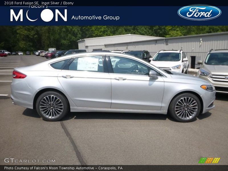 Ingot Silver / Ebony 2018 Ford Fusion SE