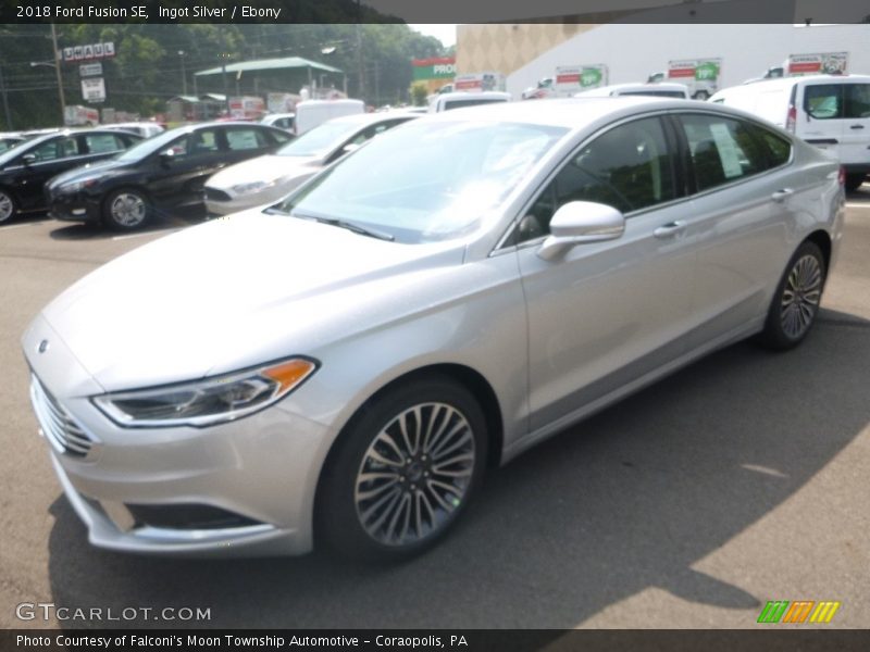 Ingot Silver / Ebony 2018 Ford Fusion SE