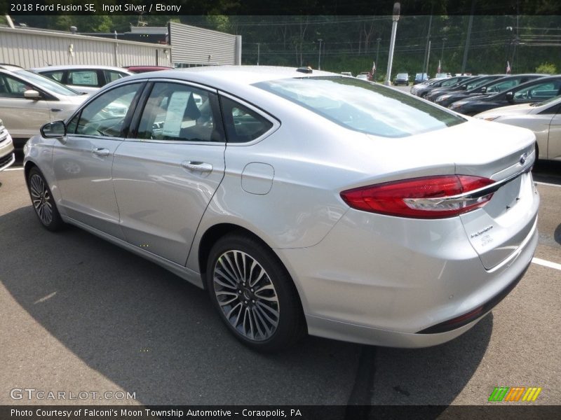 Ingot Silver / Ebony 2018 Ford Fusion SE
