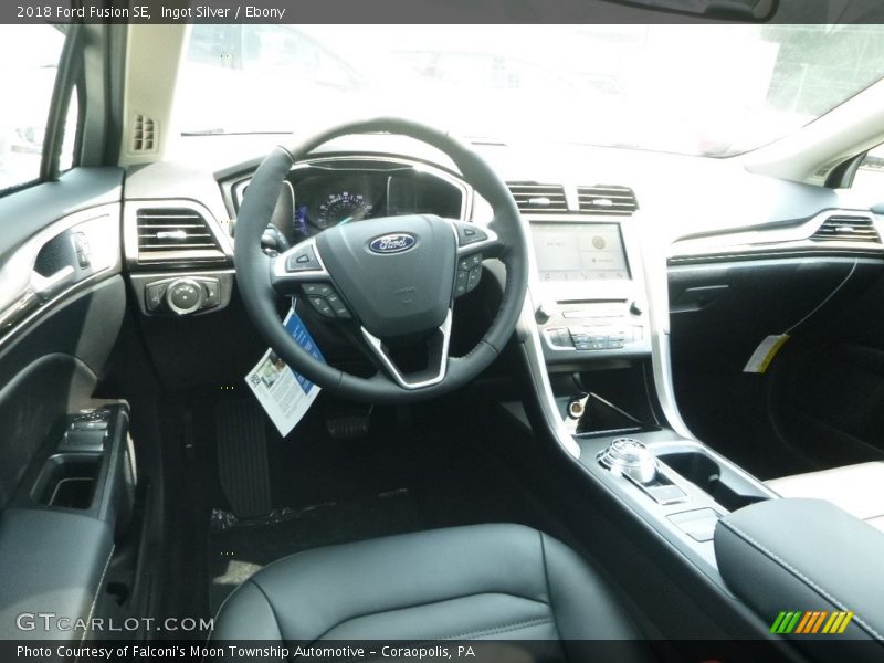 Ingot Silver / Ebony 2018 Ford Fusion SE