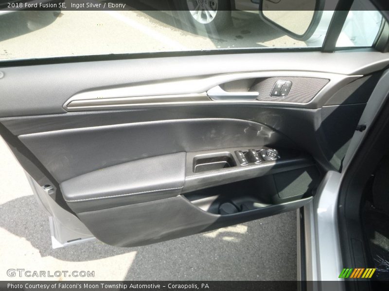 Ingot Silver / Ebony 2018 Ford Fusion SE