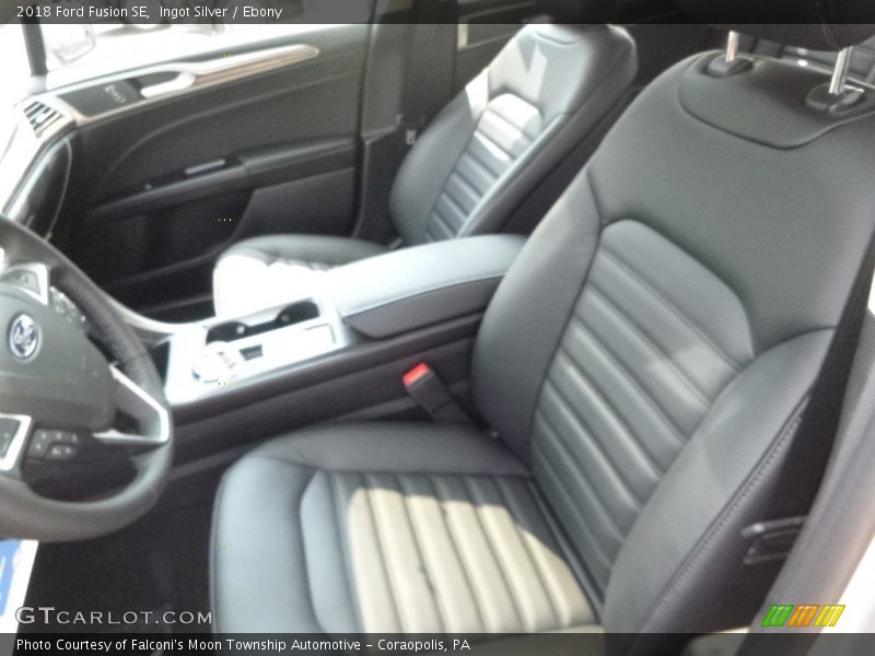Ingot Silver / Ebony 2018 Ford Fusion SE