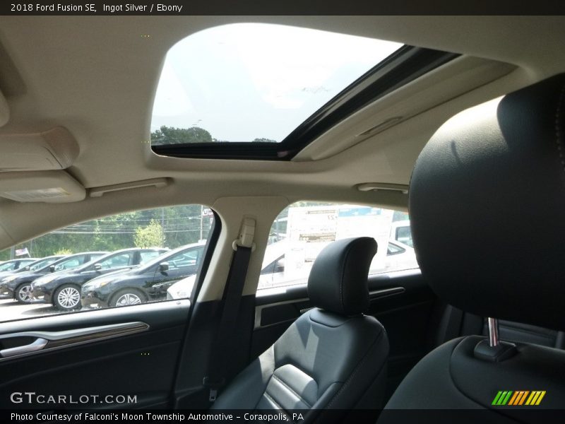 Ingot Silver / Ebony 2018 Ford Fusion SE