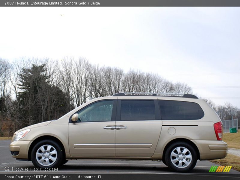 Sonora Gold / Beige 2007 Hyundai Entourage Limited