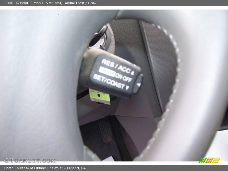 Alpine Frost / Gray 2006 Hyundai Tucson GLS V6 4x4