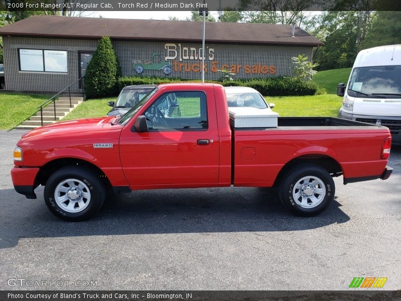 Torch Red / Medium Dark Flint 2008 Ford Ranger XLT Regular Cab