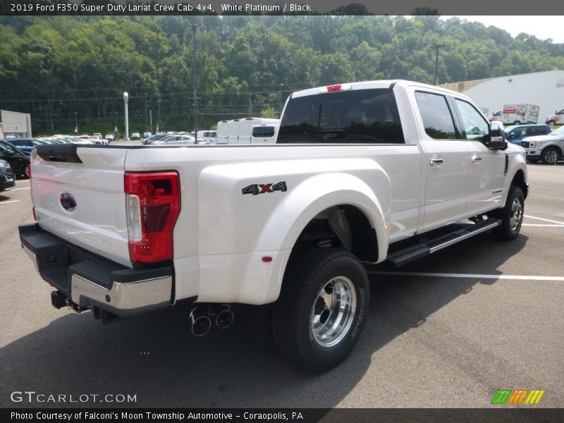 White Platinum / Black 2019 Ford F350 Super Duty Lariat Crew Cab 4x4