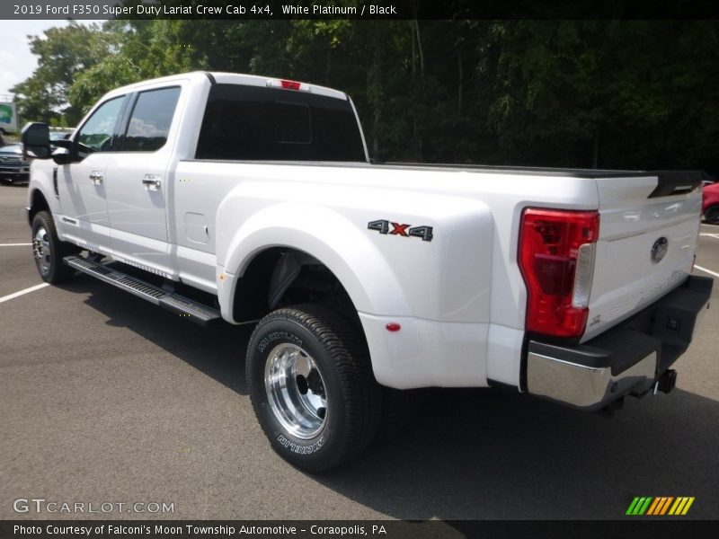 White Platinum / Black 2019 Ford F350 Super Duty Lariat Crew Cab 4x4