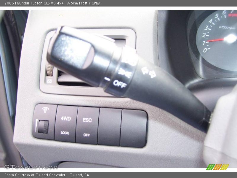 Alpine Frost / Gray 2006 Hyundai Tucson GLS V6 4x4