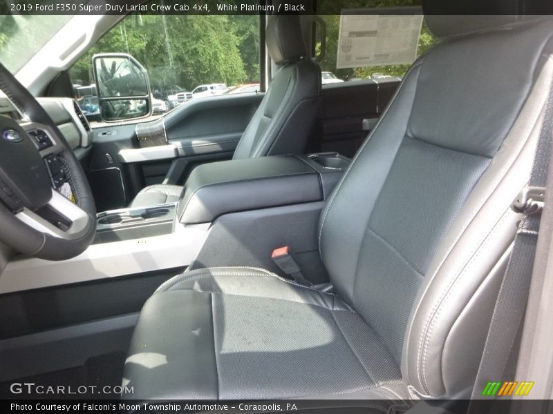 White Platinum / Black 2019 Ford F350 Super Duty Lariat Crew Cab 4x4
