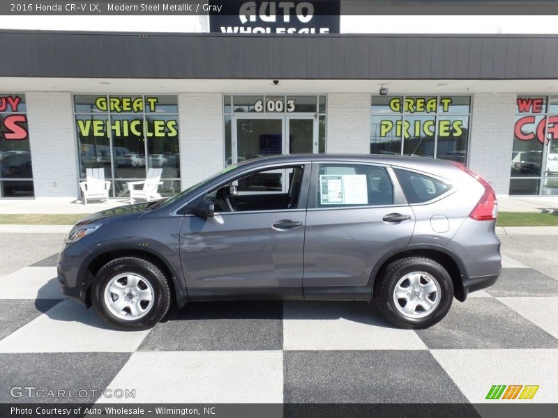 Modern Steel Metallic / Gray 2016 Honda CR-V LX
