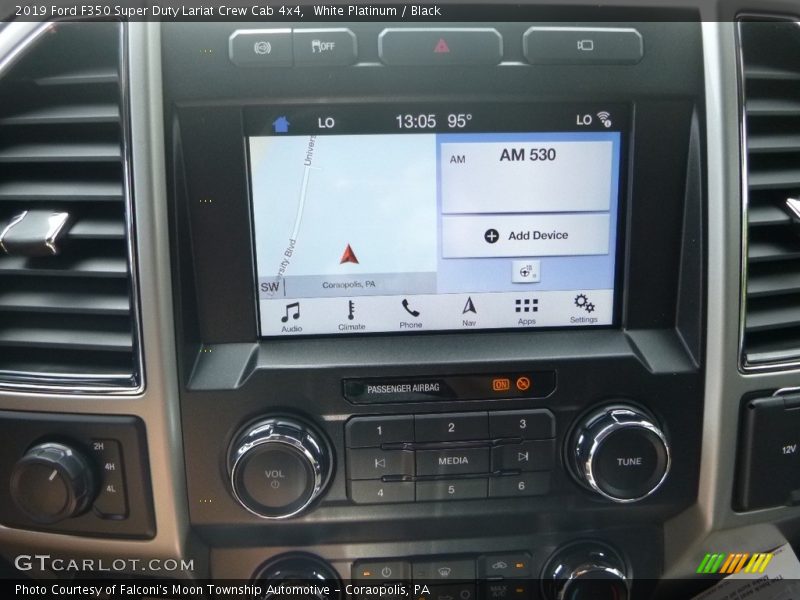 Navigation of 2019 F350 Super Duty Lariat Crew Cab 4x4