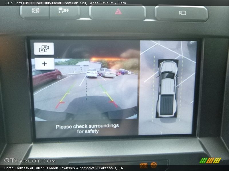 White Platinum / Black 2019 Ford F350 Super Duty Lariat Crew Cab 4x4